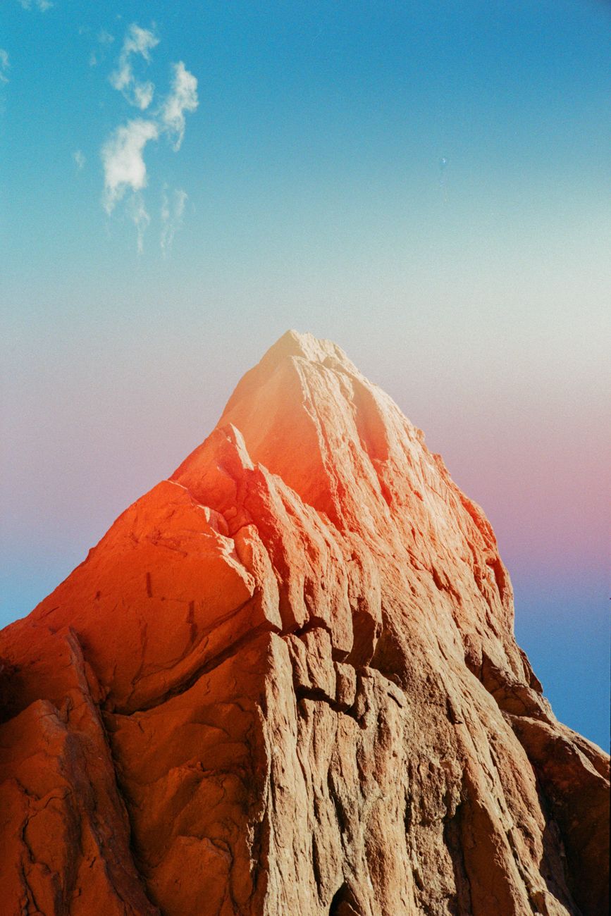 Arrival to the canyon in north Texas