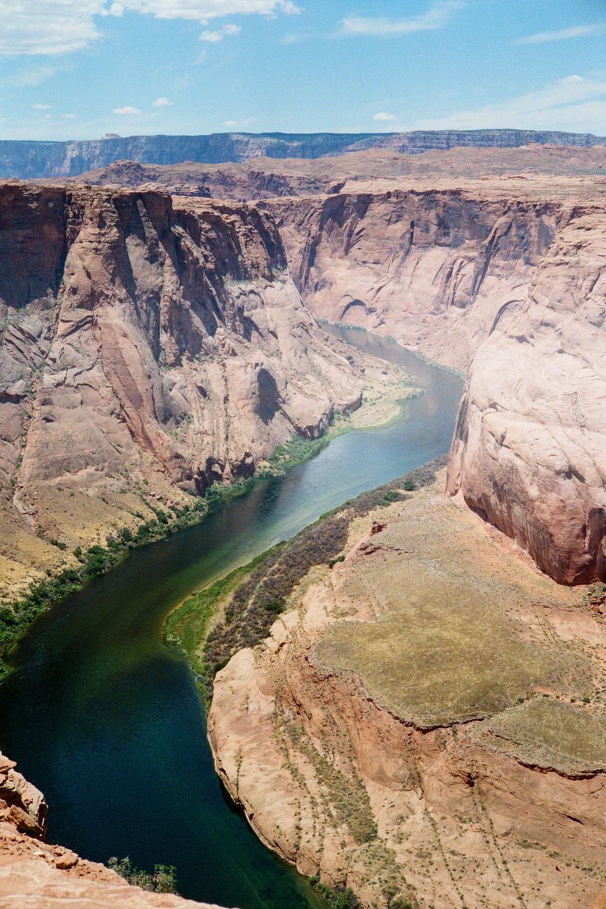 A river making a huge U-turn